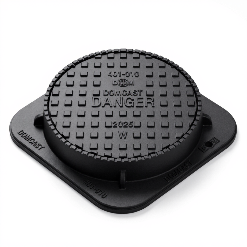 Danger Manhole, Standard Solid Cover